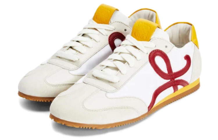 LOEWE Retro Running Sneaker 'White Orange' 圖 3