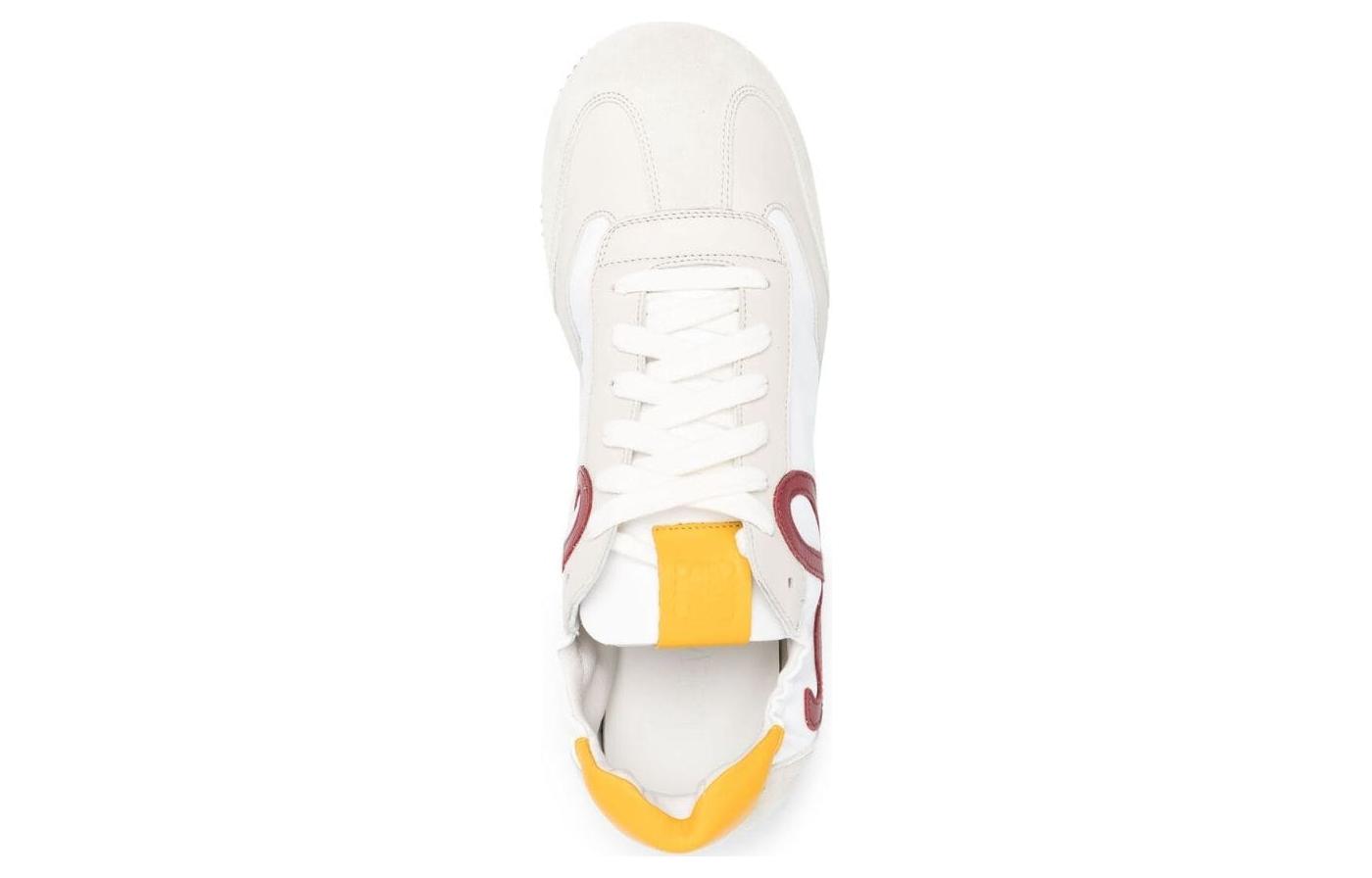 LOEWE Retro Running Sneaker 'White Orange' 圖 5