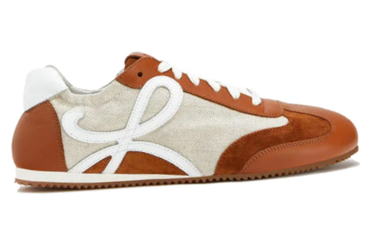 Order LOEWE Sepatu Retro 'Beige' 453.10.122-2565