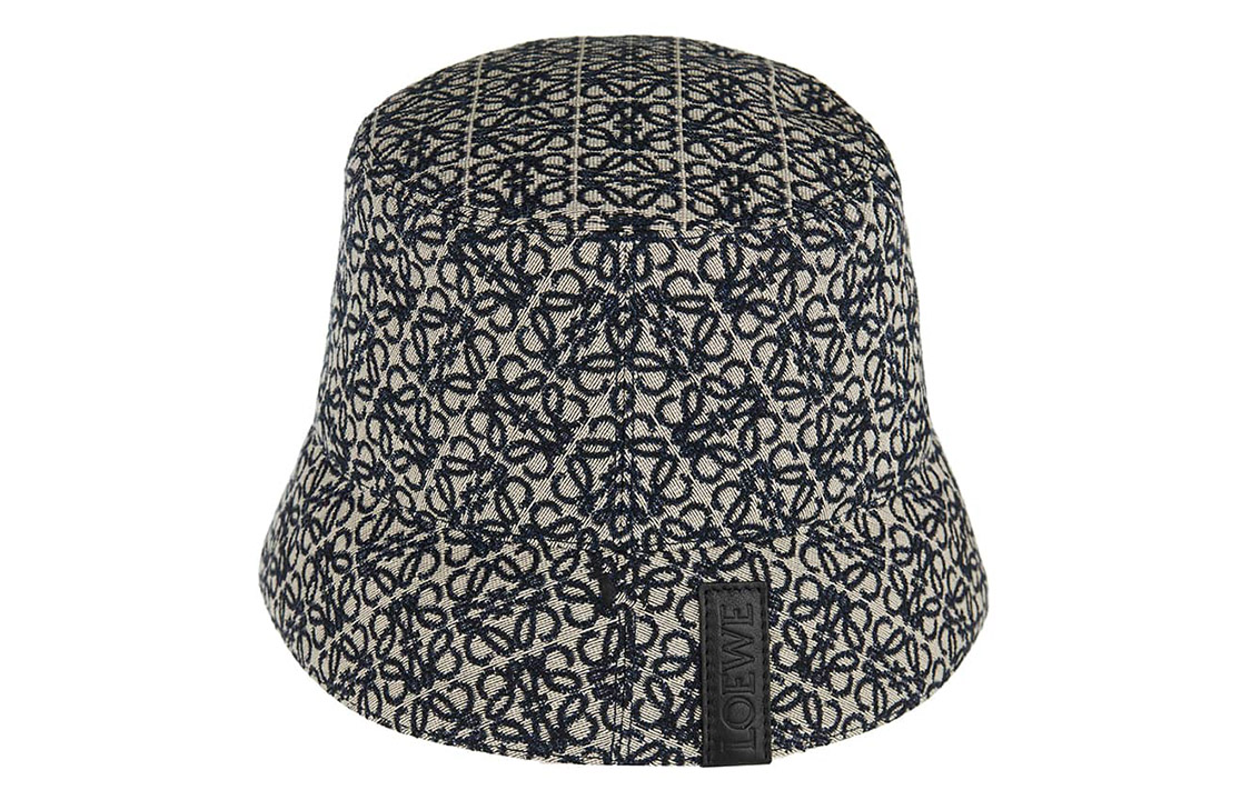 LOEWE Reversible Embroidered Bucket Hat Unisex Fashion. K820HB1X135938