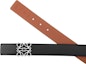 Purchase LOEWE Reversible Leather Belt with Smooth Buckle / 3.5cm 51502011-1555