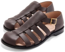 로에베 로만 샌들 '심플 브라운' M816465X25-3110 Lookbook 로에베 로만 샌들 '심플 브라운' M816465X25-3110