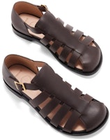 로에베 로만 샌들 '심플 브라운' M816465X25-3110 Shop 로에베 로만 샌들 '심플 브라운' M816465X25-3110