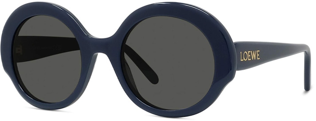 LOEWE圆形醋酸板太阳镜 带标志 - 男女通用, 蓝色。 LW40135I5290A Buy LOEWE圆形醋酸板太阳镜 带标志 - 男女通用, 蓝色。 LW40135I5290A