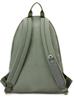 Order LOEWE Round Slim Backpack in Canvas and Anagram Jacquard Khaki Green