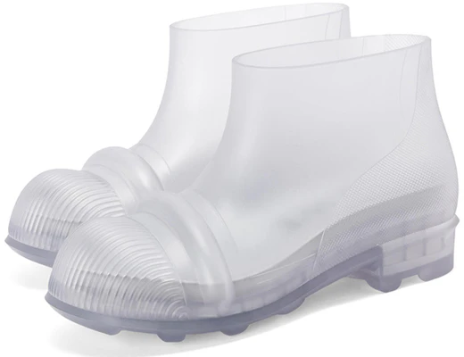 LOEWE Rubber Overlay Slip-On Ankle Boots 'Transparent' M816285X58-9980 Lookbook LOEWE Rubber Overlay Slip-On Ankle Boots 'Transparent' M816285X58-9980
