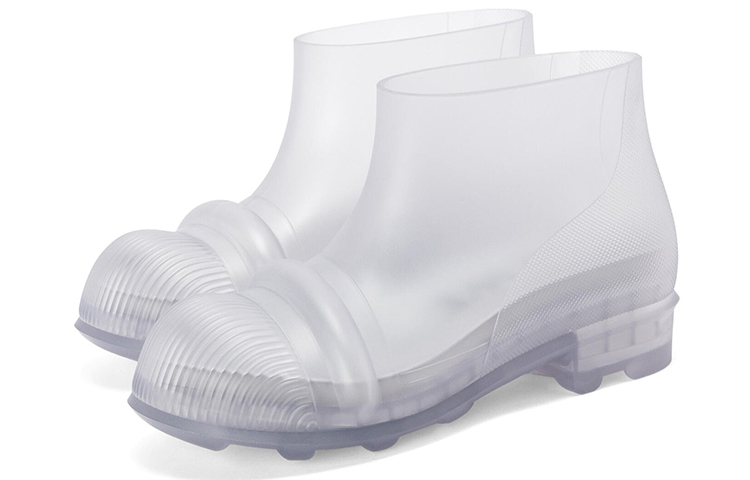 Lookbook ロエベ ラバー オーバーレイ スリップオン ブーツ (透明) M816285X58-9980