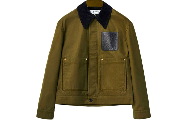 LOEWE Short Green Jacket H526Y02W02-4160