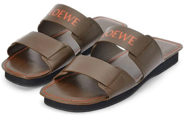 LOEWE Slip-On ''Khaki Doppelriemen'' M616465X11-4158 Lookbook LOEWE Slip-On ''Khaki Doppelriemen'' M616465X11-4158