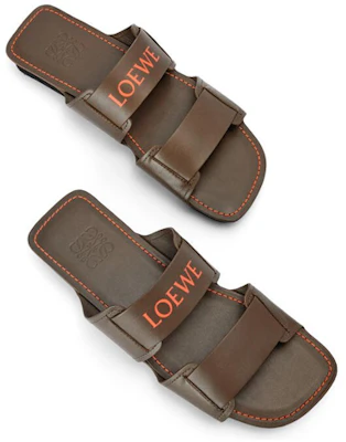 LOEWE Slip-On ''Khaki Doppelriemen'' M616465X11-4158 Shop LOEWE Slip-On ''Khaki Doppelriemen'' M616465X11-4158