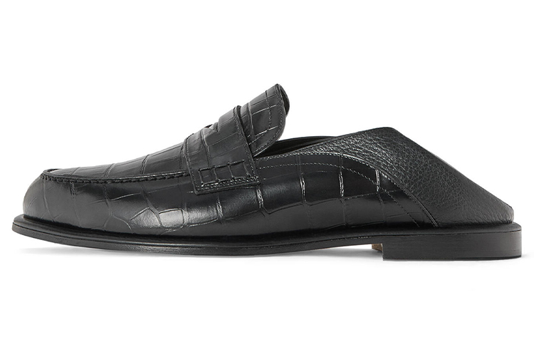 LOEWE Slip-On Loafer 'Black Leather' 453.29.292-1185