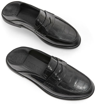 LOEWE Slip-On Loafer 'Black Leather' 453.29.292-1185 Shop LOEWE Slip-On Loafer 'Black Leather' 453.29.292-1185