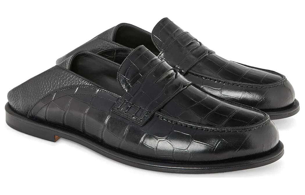 Purchase LOEWE Slip-On Loafer 'Kulit Hitam' 453.29.292-1185