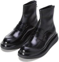 로에베 블랙 레더 슬립온 부츠 M816285X36-1100 Lookbook 로에베 블랙 레더 슬립온 부츠 M816285X36-1100