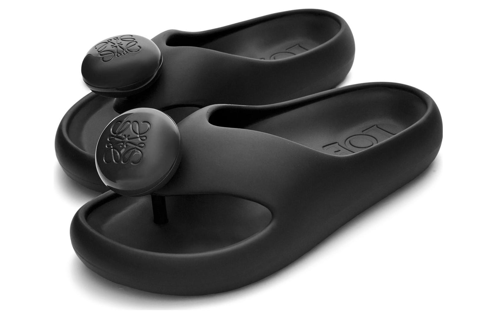 Lookbook LOEWE Slipper 'Black Comfort' M616S03X01-1100
