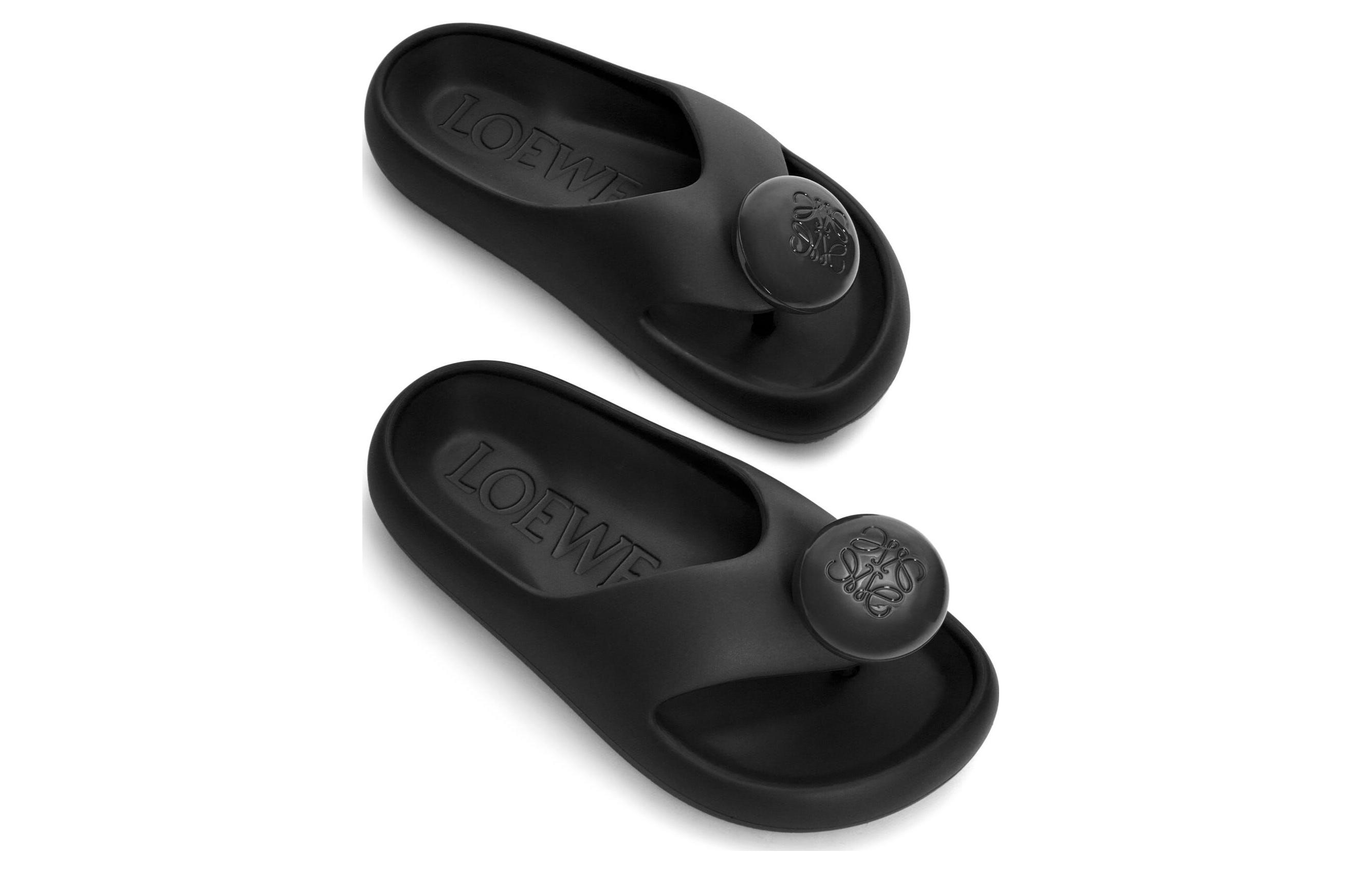 Shop LOEWE Slipper 'Black Comfort' M616S03X01-1100