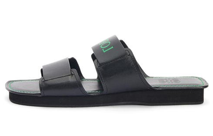LOEWE Slipper with Double Shoelaces in Calfskin 'Black'