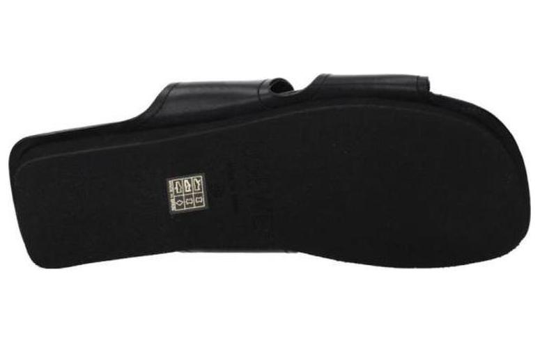 LOEWE Slipper with Double Shoelaces in Calfskin 'Black' 圖 4