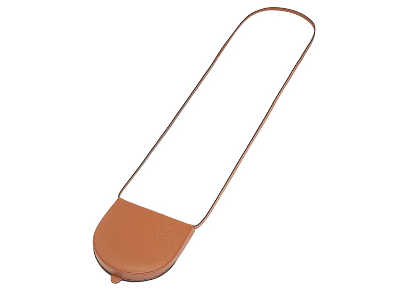 LOEWE Small Heel Pouch Shopper Bag Tan