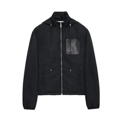 LOEWE Solid Color Drawstring Jacket with Zippered Pocket for Men. H526Y02W68-1100