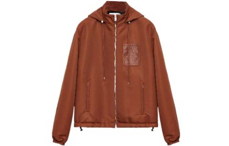 Order 로에웨 솔리드 컬러 드로우스트링 재킷 남성용 지퍼 포켓. H526Y02W68-1100