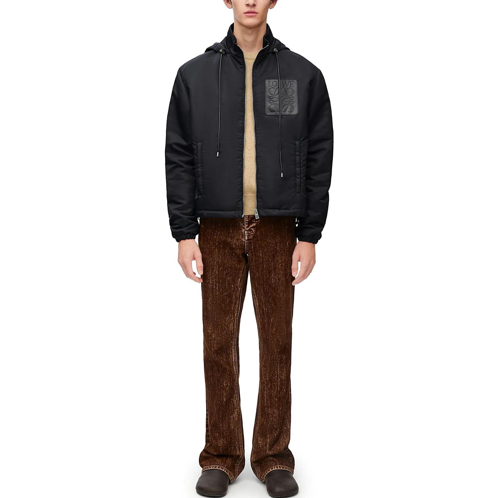 Sizing 로에웨 솔리드 컬러 드로우스트링 재킷 남성용 지퍼 포켓. H526Y02W68-1100