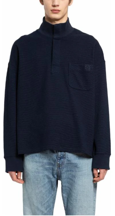 loewe-solid-color-half-zip-turtleneck-sweatshirt-blue-h526-y23-x555120