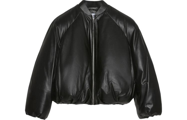 LOEWE Solid Color Zip-Up Loose Fit Jacket Black H526Y19L70-1100