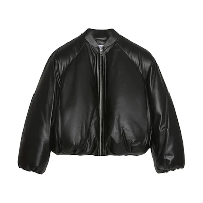 LOEWE Solid Color Zip-Up Loose Fit Jacket Black H526Y19L70-1100