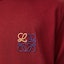 Purchase LOEWE Solid Logo Embroidered Crewneck T-Shirt FW24 Burgundy Red - Tee H526Y22X75-7110