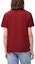 Details for LOEWE Solid Logo Embroidered Crewneck T-Shirt FW24 Burgundy Red - Tee H526Y22X75-7110