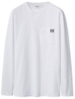 LOEWE SS21 Anagram 圖案長袖圓領T恤 白色 H526Y24J04-2100 Order LOEWE SS21 Anagram 圖案長袖圓領T恤 白色 H526Y24J04-2100