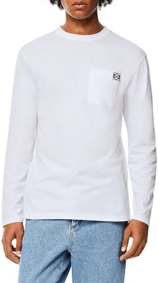 LOEWE SS21 Anagram 圖案長袖圓領T恤 白色 H526Y24J04-2100 Purchase LOEWE SS21 Anagram 圖案長袖圓領T恤 白色 H526Y24J04-2100