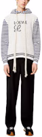 Lookbook LOEWE SS21 Hoodie Kapas Bersulam Anagram Edisi Biru Navy. H526Y25J04-2396