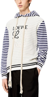 LOEWE SS21 Anagram Embroidered Cotton Hoodie Navy Blue Edition. H526Y25J04-2396 Shop LOEWE SS21 Anagram Embroidered Cotton Hoodie Navy Blue Edition. H526Y25J04-2396