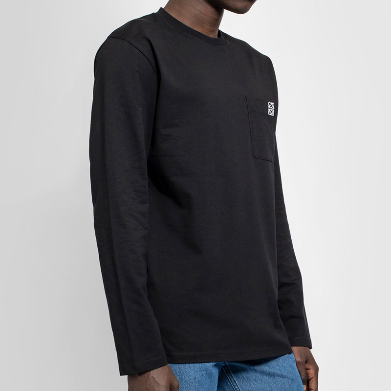 Details for LOEWE SS21 Anagram長袖T恤 黑色 H526Y24J04-1100