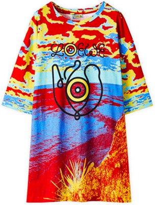 LOEWE SS21 藍色棉質圓領T恤搭配多彩印花。 H664Y22J05-8890 Order LOEWE SS21 藍色棉質圓領T恤搭配多彩印花。 H664Y22J05-8890