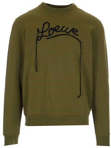 loewe-ss-21-embroidered-crewneck-long-sleeve-sweatshirt-military-green-h526-y24-j06-4160