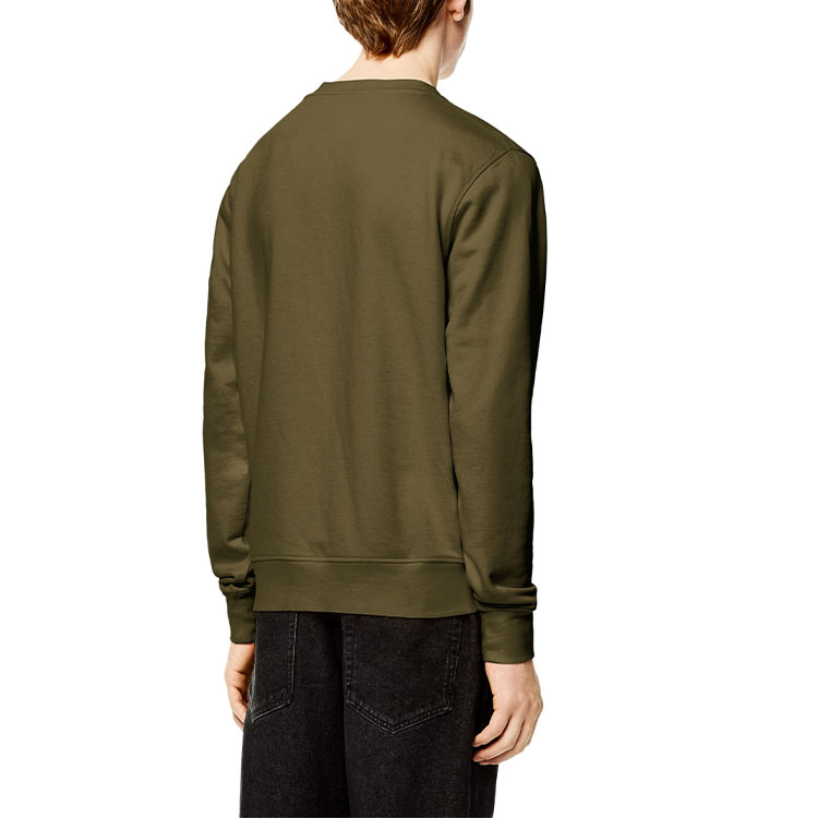 Purchase LOEWE SS21 刺繡軍綠色長袖圓領衫 H526Y24J06-4160