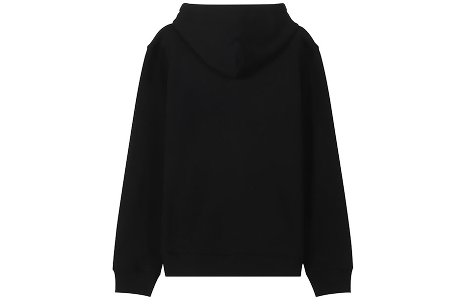 Lookbook LOEWE SS22 黑色刺繡棉質連帽衫. H526Y25X08-1100