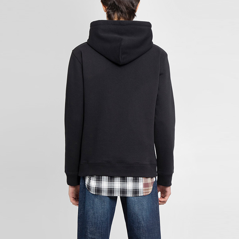 Purchase LOEWE SS22 黑色刺繡棉質連帽衫. H526Y25X08-1100