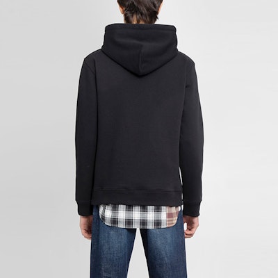 LOEWE SS22 黑色刺繡棉質連帽衫. H526Y25X08-1100 Purchase LOEWE SS22 黑色刺繡棉質連帽衫. H526Y25X08-1100