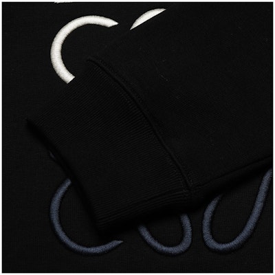 LOEWE SS22 黑色刺繡棉質連帽衫. H526Y25X08-1100 Cheap LOEWE SS22 黑色刺繡棉質連帽衫. H526Y25X08-1100