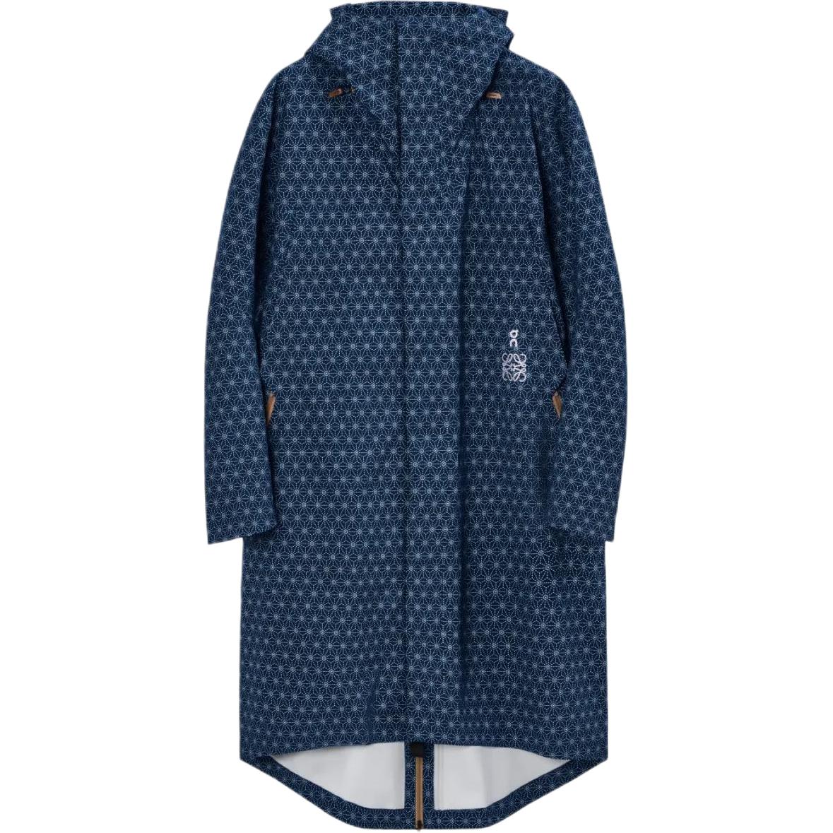 Buy LOEWE SS22  Long Zip Hoodie Coat Blue H10086Y2-4J01