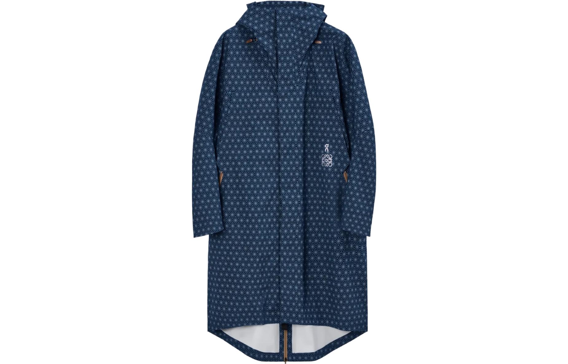 Order LOEWE SS22  Long Zip Hoodie Coat Blue H10086Y2-4J01