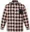 Buy LOEWE SS22 Quilted Check Cotton Hooded Shirt Multicolor H526Y0-5W60