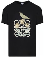 LOEWE SS22 Black Embroidered Botanical Specimen Short-Sleeve T-Shirt H800Y22X16-1489 LOEWE SS22 Black Embroidered Botanical Specimen Short-Sleeve T-Shirt H800Y22X16-1489