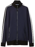 LOEWE SS22 Contrast Striped Long-Sleeve Jacket Blue H664Y52J01-1546 LOEWE SS22 Contrast Striped Long-Sleeve Jacket Blue H664Y52J01-1546