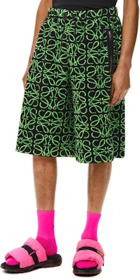 LOEWE SS22 Jacquard Bermuda Shorts Green . H526Y27J09-1104 Shop LOEWE SS22 Jacquard Bermuda Shorts Green . H526Y27J09-1104