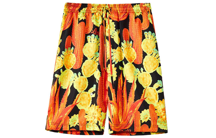 Order 로에베 SS22 파울라스 이비자 선인장 프린트 드로스트링 숏츠 옐로우. H616Y04X47-1108